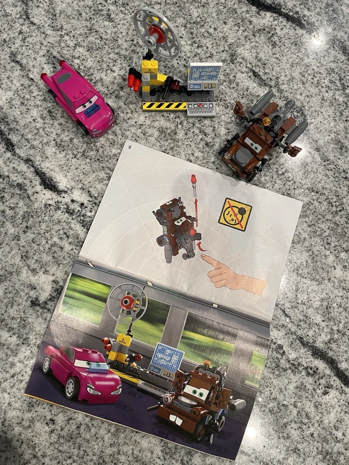Lego #8424. Disney Cars, Mater's Spy Zone. All Pieces. No Box. Inventoried. - Image 4 of 4