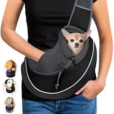 Pet Carrier Bag Crossbody Women Portable Outdoor Dog Cat Travel Sling