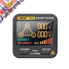 AC11 Socket Tester Digital Display Voltage Test Checker Detector UK Plug b