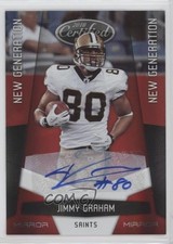 2010 Certified New Generation Mirror Red Signatures 11/250 Jimmy Graham Auto 0v1