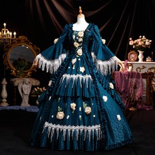 Century Historical Period Victorian Ball Gown Marie Antoinette Masquerade Dress