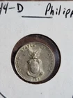 1944 D Silver (.750 ) US Philippines 10 Centavos Coin - Ten Cent -
