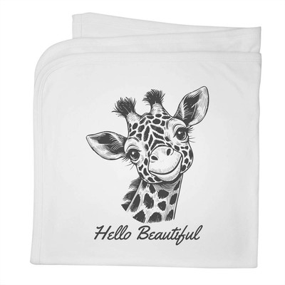 Babydecke / Schal ''Hello Beautiful Giraffe'' Baumwolle (BY00039519)