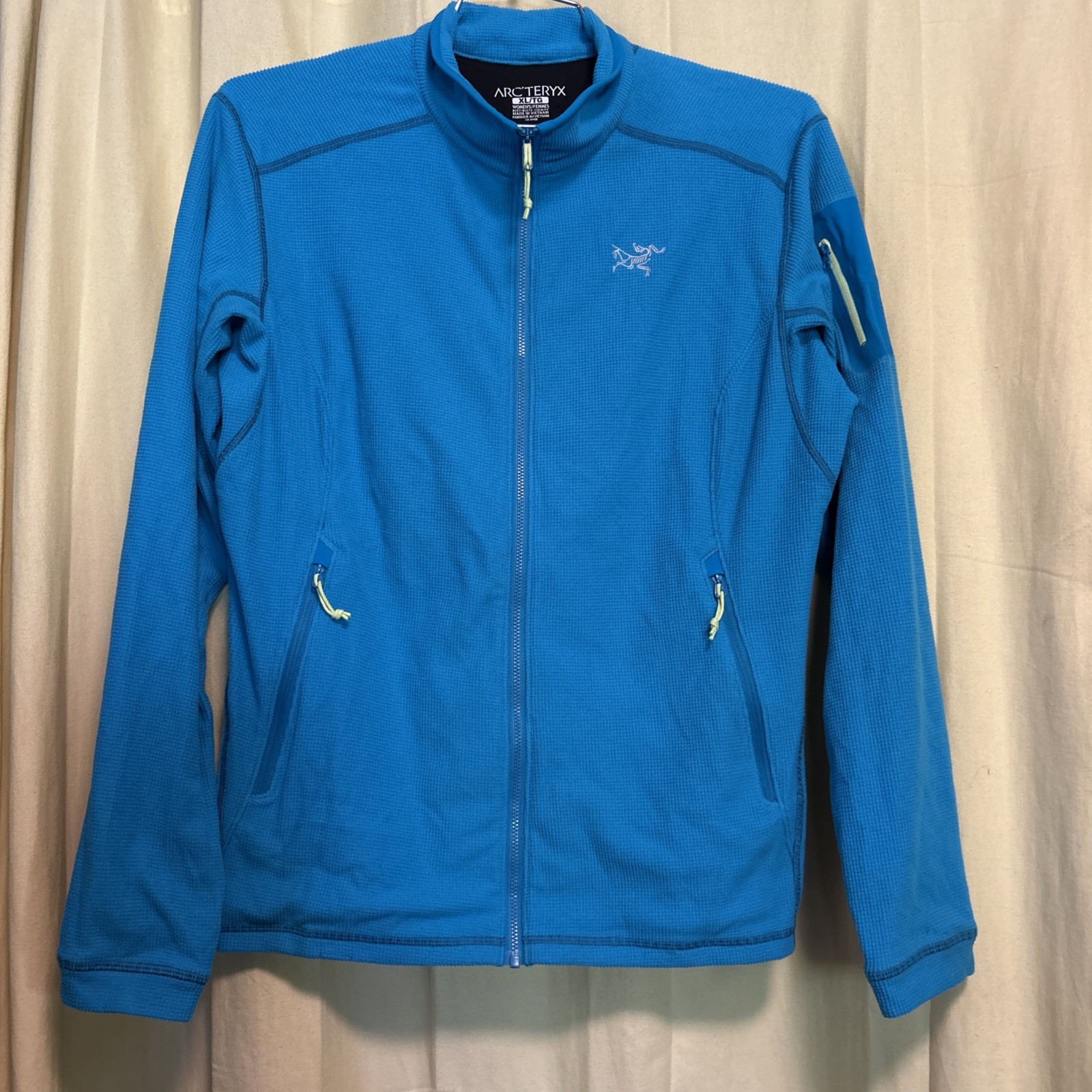 ARC'TERYX Giacca donna Arc’teryx zip leggera lotteria blu acqua XL