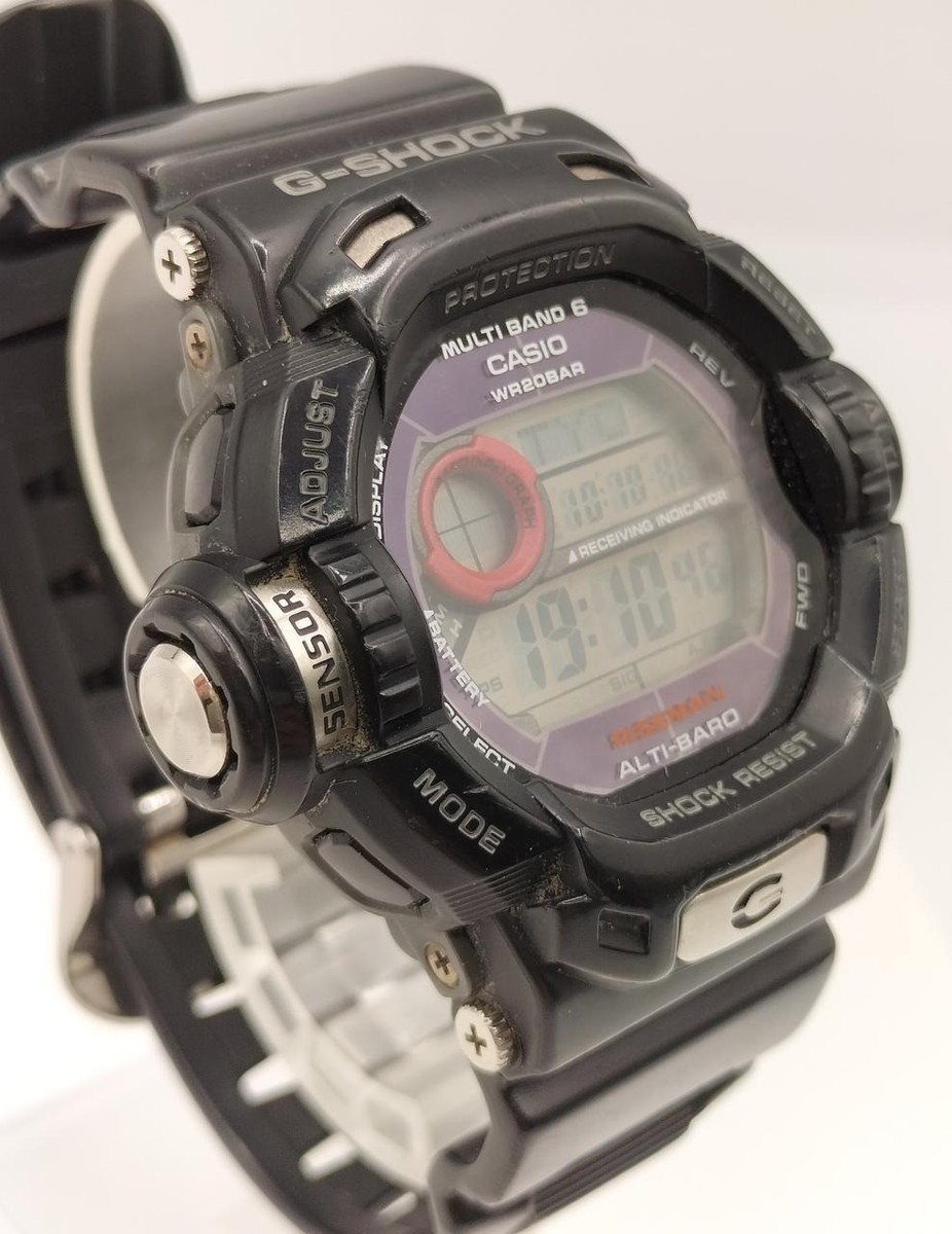 CASIO G-SHOCK RISEMAN GW-9200J men Quartz Black Watch Japan - Rank