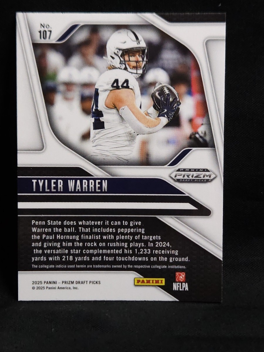 2025 Panini Prizm Draft Picks - Tyler Warren #107 (RC) | eBay