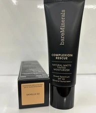 bareMinerals Complexion Rescue Matte Tinted Moisturizer ~ VANILLA 02 ~ 1.18 oz