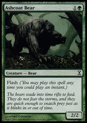 Ashcoat Bear #190 Time Spiral MTG
