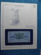 🇫🇮 Banknotes of every Nation Finland 5 markka 1963 P-103a UNC Lit B 020126-5