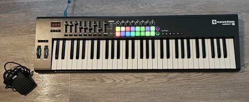 Novation Launchkey 61 MK3 61-Note Keyboard MIDI Controller with pedal