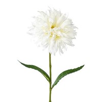artplants Deko Blume Gerbera Sunger, Weiß, 45Cm