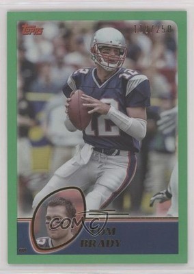 2023 Composite 2003 Topps Green Rainbow Foilboard 119/250 Tom Brady #436 06ff