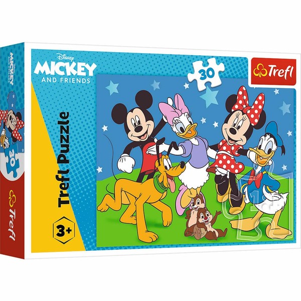 Trefl Puzzle Micky Maus, Kinderpuzzle, Kinder, 30 Teile, 27 X 20 Cm, 18309-image