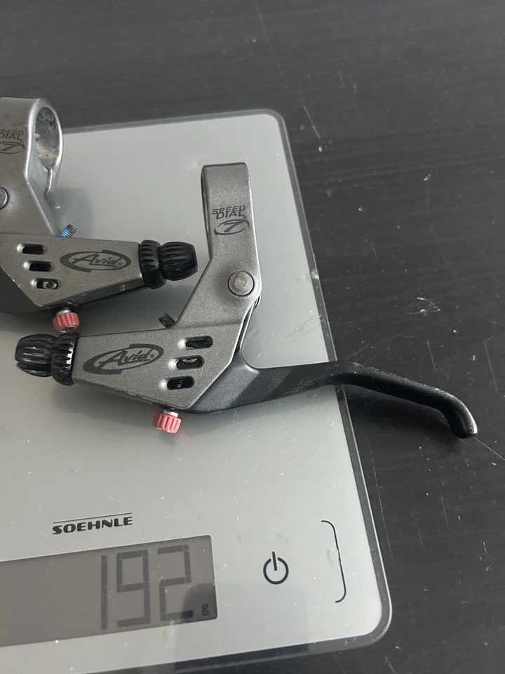 AVID Speed Dial 7 Flat Bar Brake Levers Left &Right Set  MTB/Turing Black/Gray - Image 3 of 4