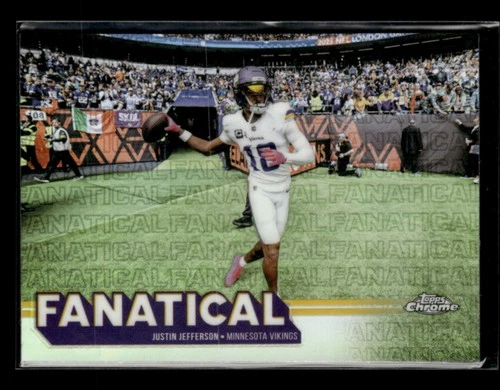 2025 Topps Chrome Justin Jefferson Base (RAW)
