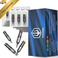 Poseidon Tattoo Cartridge Needles 50Pcs Assorted Mixed Size Round Liner 10