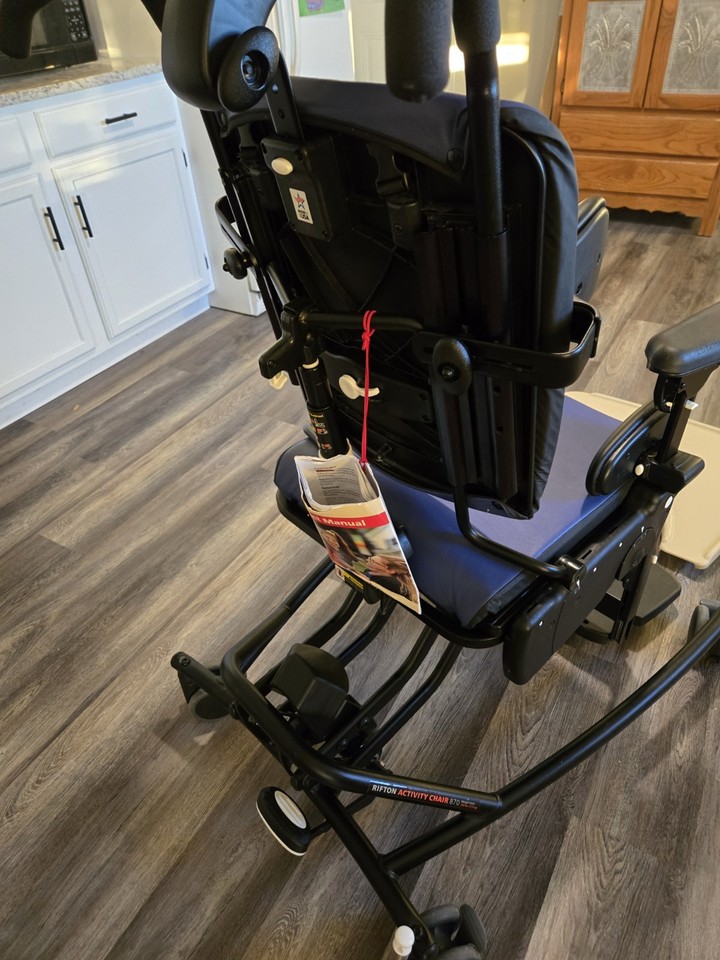 Large Rifton Activity Chair R870 Hi-lo base Spring Seat 250 lbs. | eBay