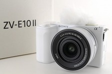 SONY ZV-E10 II ZV-E10M2K Vlog Mirrorless Camera White w/ SELP16502 w/Box -Mint-