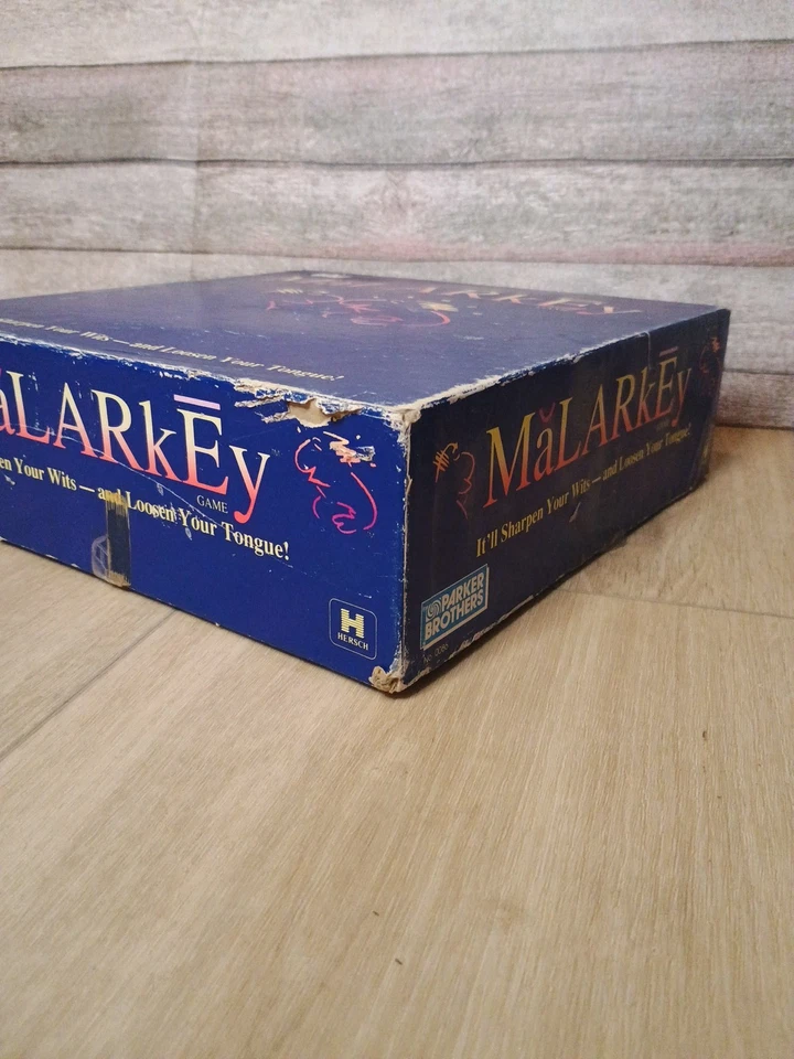  Vintage Malarkey Board Game Parker Brothers 1991 Edition Family Fun - Image 4 of 4
