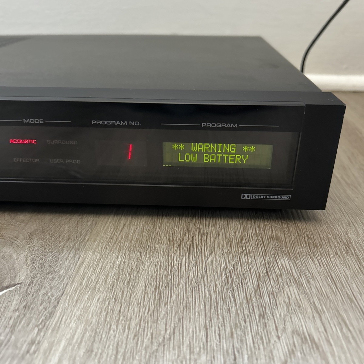 Yamaha DSP-1 Natural Sound Digital Sound Field Processor No Remote
