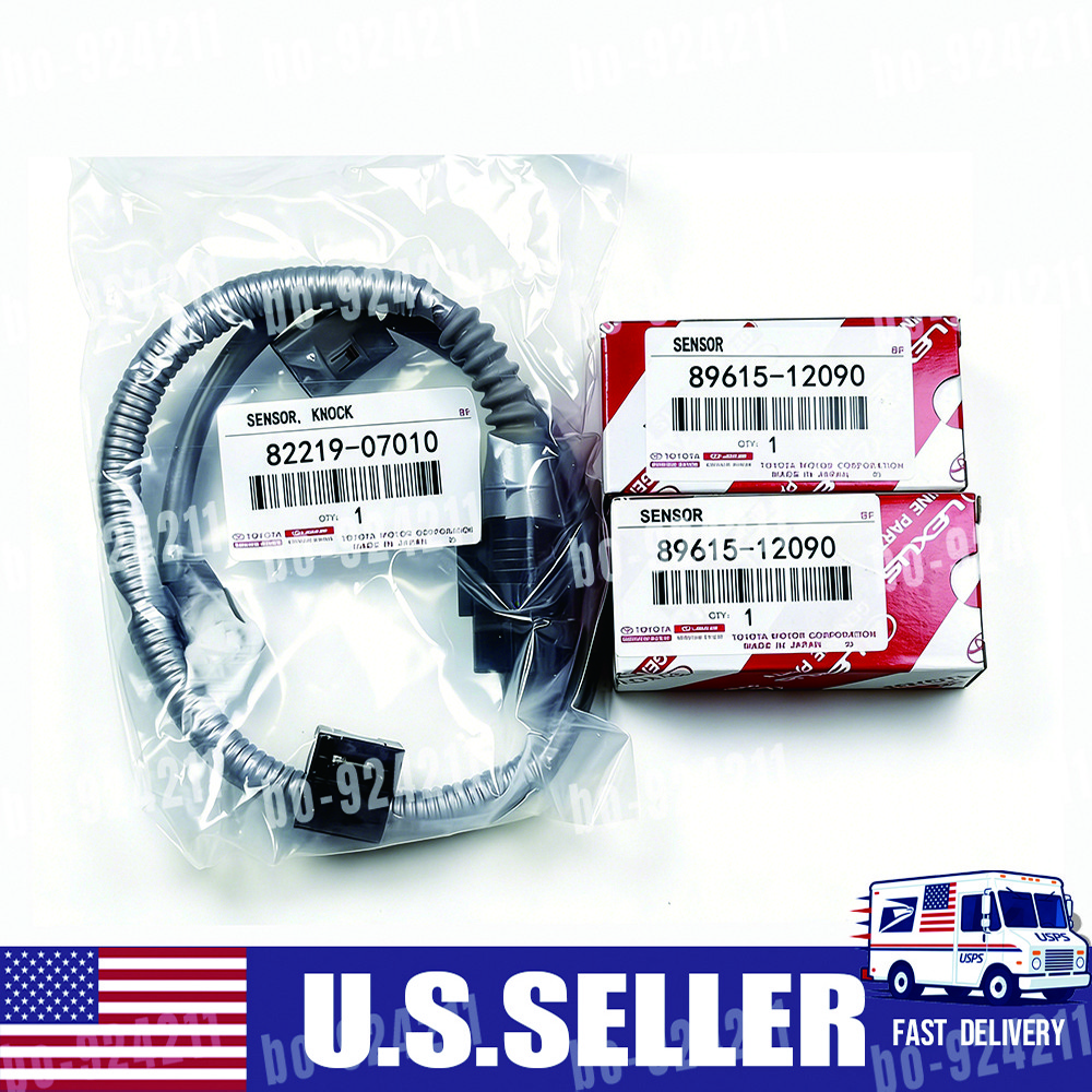 2 OEM Toyota Lexus Knock Detonation Sensor Tacoma 4Runner Camry Corolla w Harnes