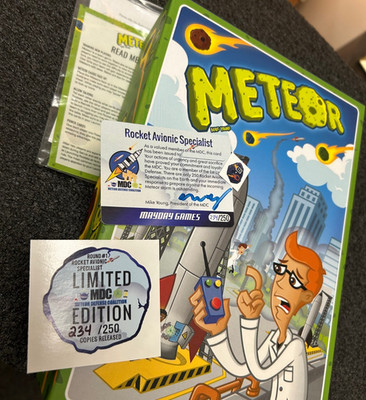 RARE METEOR - Board Game - SIGNED, Mike Young LIMITED EDITION 234/250 Mayday 