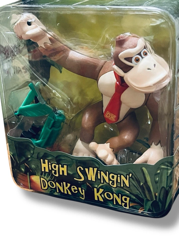 Figura de acción High Swingin’ Donkey Kong DK (1999) Nintendo Toy Site ToySite NUEVO Foto 2 de 4