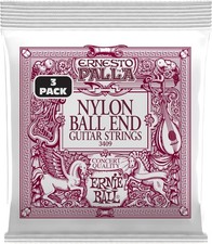 Ernie Ball Ernesto Palla Classical Guitar Strings 3-Pack Black Gold