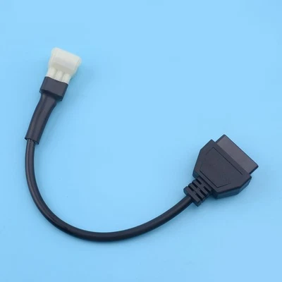 Moto 6 broches à OBD2 16 broches Diagnostic Câble Adaptateur Pour Kawasaki - Photo 1/4