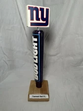 BUD LIGHT-  NFL - NY GIANTS FOOTBALL - BEER TAP HANDLE