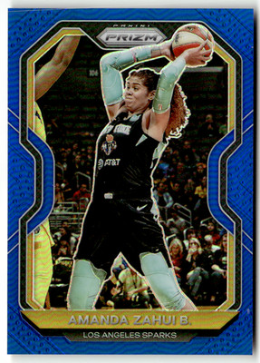 Panini WNBA Prizm 2021 Basketball No. 46 Amanda ZahuI B. Blue Prizm 104/149