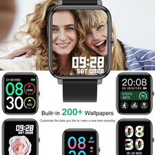 Smart Watch, Smartwatch with Blood Pressure, Blood Oxygen Monitor, Fitness Tr...