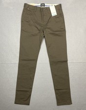Scotch  Soda Mott Super Slim Pants Men Sz 30x32 Dark Taupe Chino 118 MSRP