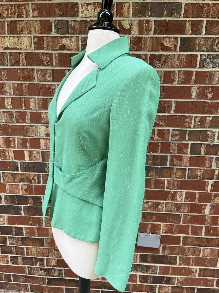 Chaqueta Blazer Luca Luca 42 Verde Manga Larga Foto 4 de 4