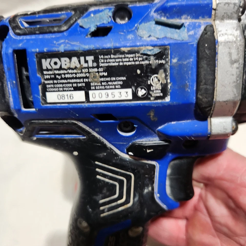 Kobalt 324B-03 24V Cordless Impact Driver & Battery - Image 2 of 4
