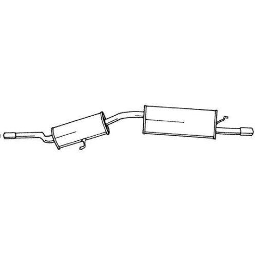 Silencieux arrière Sigam 12656 échappement auto Fiat Innocenti gaz