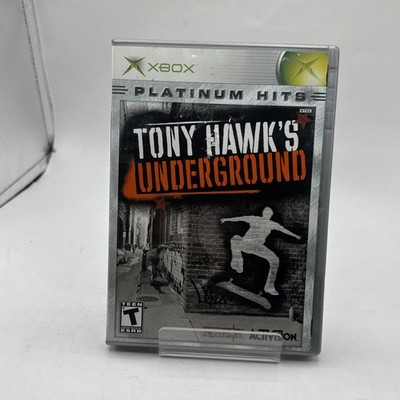 TONY HAWK S UNDERGROUND PLATINUM HITS (ORIGINAL XBOX) COMPLETE W MANUAL