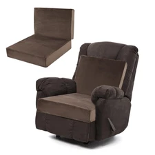 ROYALAY Foam Recliner Chair Seat Cushion with Lumbar Support Pillow for Elder...