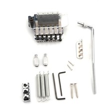 Tremolo Double Locking Bridge Kit Silver For Floyd Rose Electric Guitar Parts tt