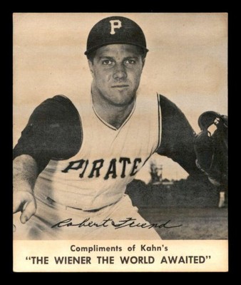 1960 Kahns #9 Bob Friend   VGEX J3329561