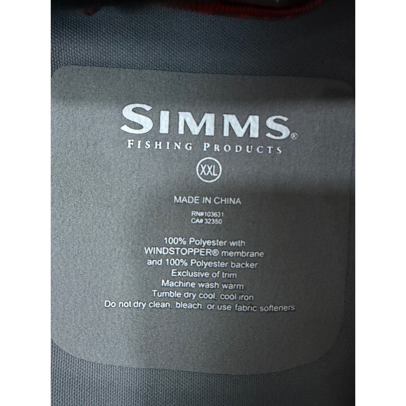 Simms Fishing Windstopper Softshell Jacket Men's … - image 4