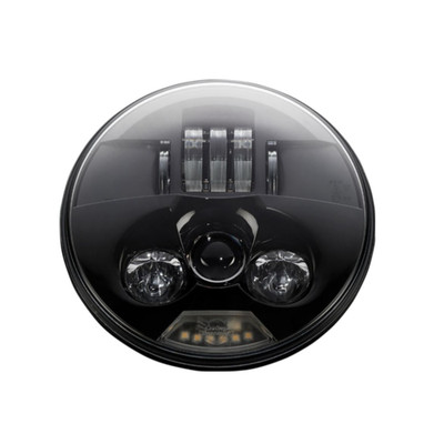 Custom Dynamics ProBEAM 7'' LED Headlamp for H-D Models - Black