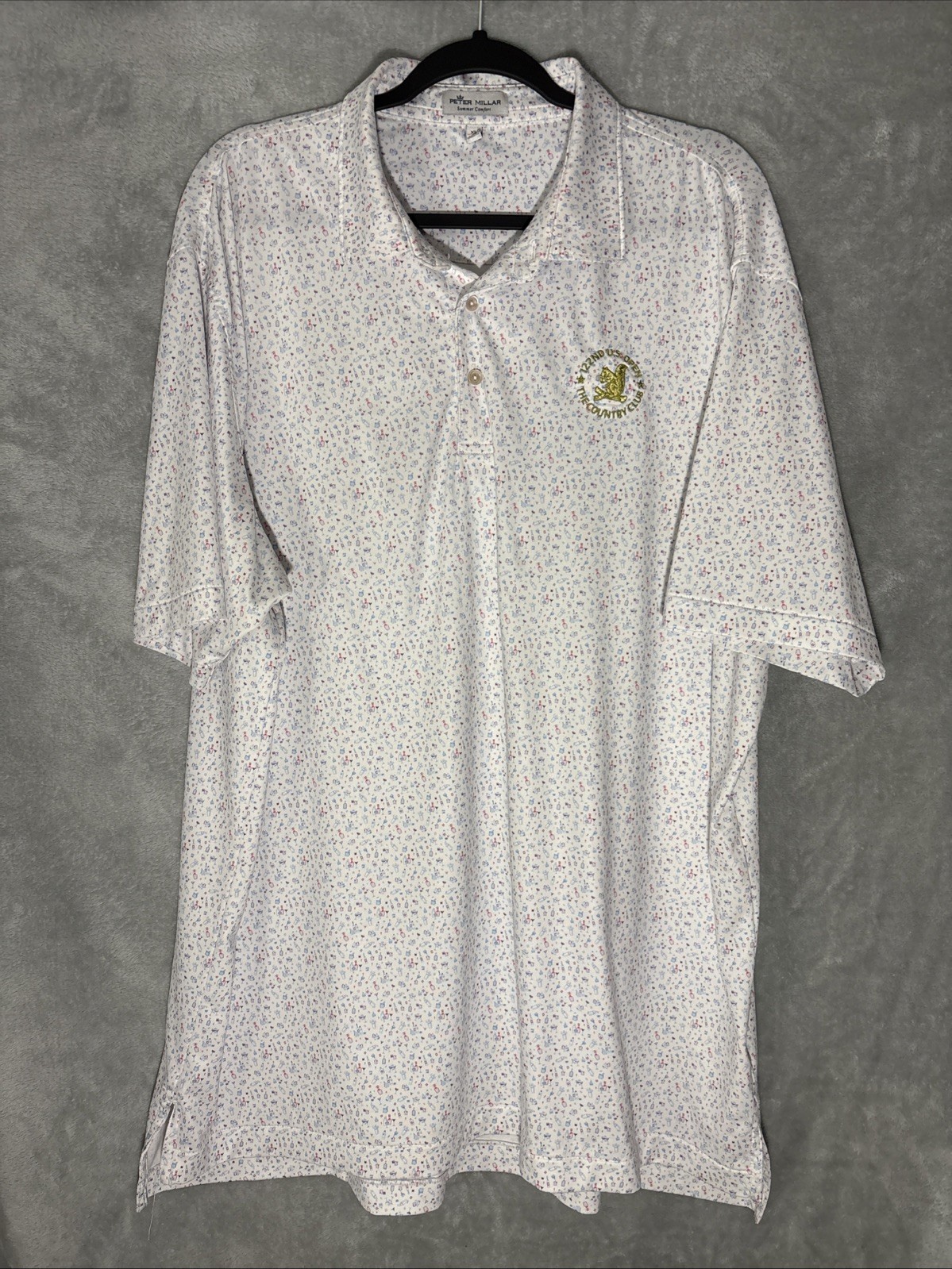 Peter Millar Summer Comfort Men's XL Golf Polo, The Country Club, 122nd US Open