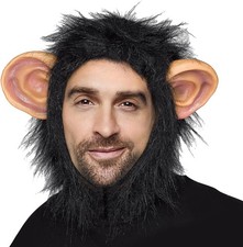 Creepy Party Half Face Monkey Fance Dressing Up Animal Head mask Anime Costume