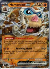 Mamoswine ex #79 Prices | Pokemon Journey Together | Pokemon Cards