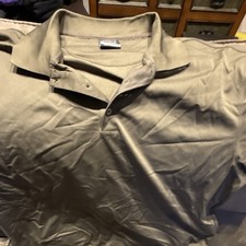 Nike Golf Dri-Fit Men's XL Khaki Short Sleeve Polo Shirt