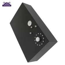 Aluminum Fuel Cell Gas Tank w/ Cap & Level Sender Street Rod 17 Gallon/64L Black