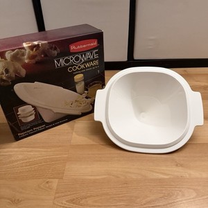 Vintage Rubbermaid Microwave Cookware Popcorn Popper Add-on Piece READ DESCRIPT