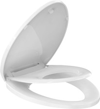 CR107 Toilet Seat with Toddler Seat Built In, Potty Training Toilet Seat, with S