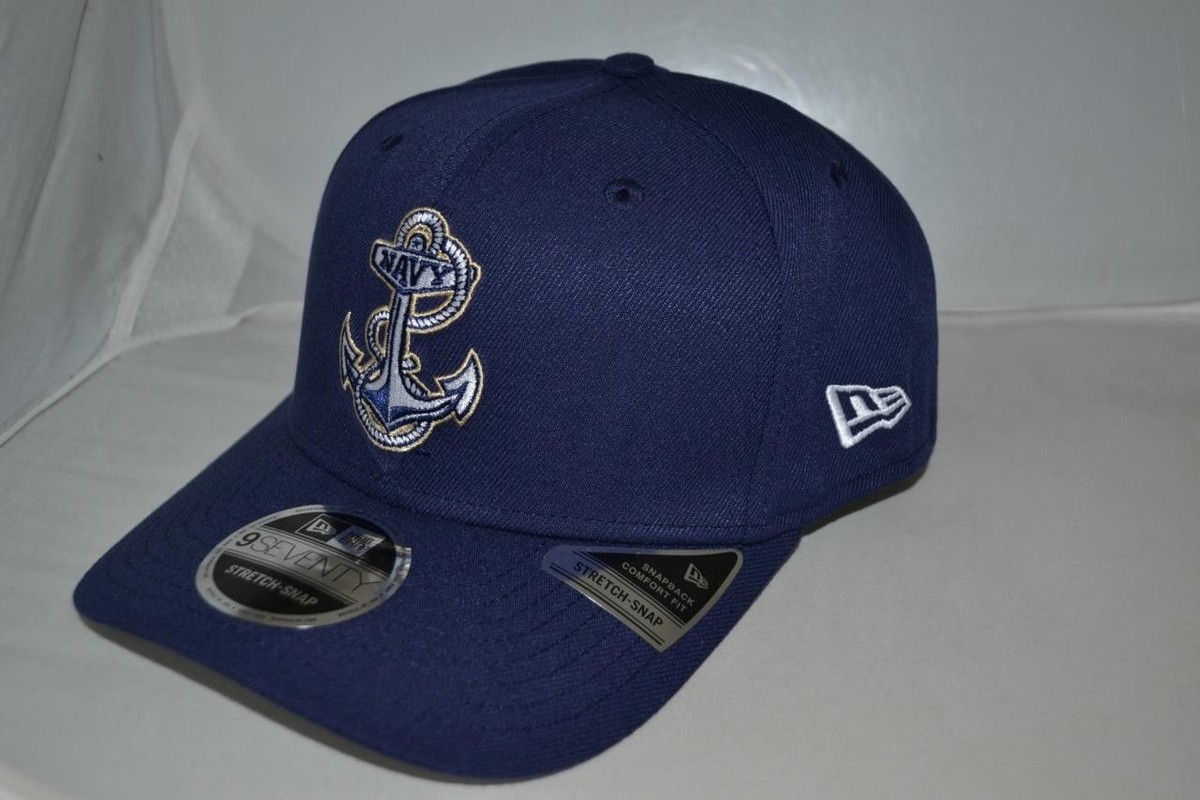 NEW ERA US NAVY MIDSHIPMEN STRETCH 9SEVENTY SNAPBACK CAP HAT